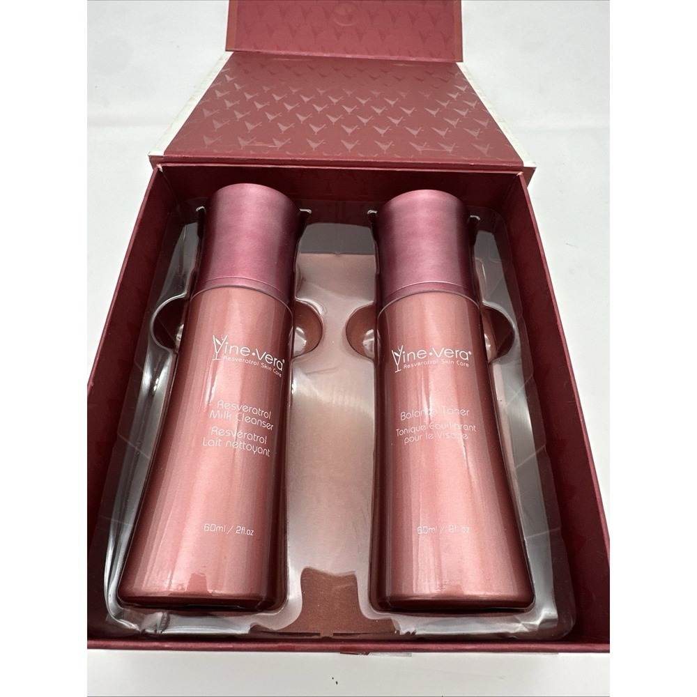 Vine vera Cleansing Kit - Milk Cleanser & Balance Toner - New